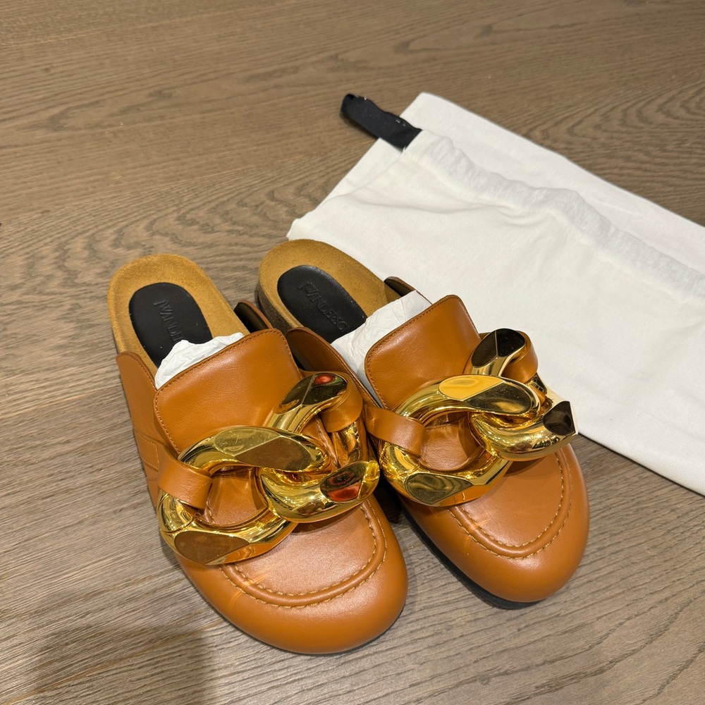 JW ANDERSON Slipon Chain Loafers